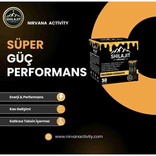 Shilajit Nirvana - Maksimum Güç 30 Saşe