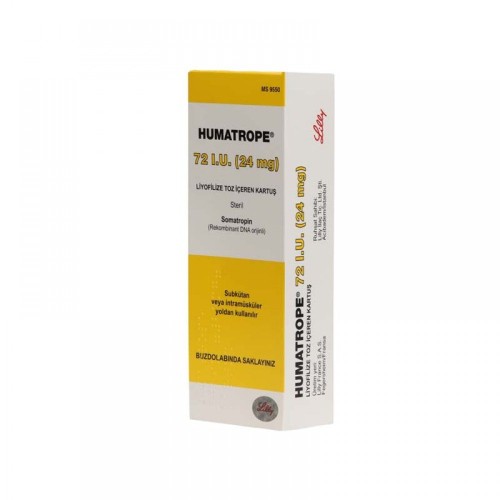 Lilly Humatrope 24MG 72 Ünite Somatropin
